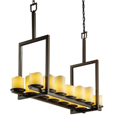 CandleAria Dakota Double Bar Linear Suspension by Justice Design Group - Starlight Lighting USA and Canada
